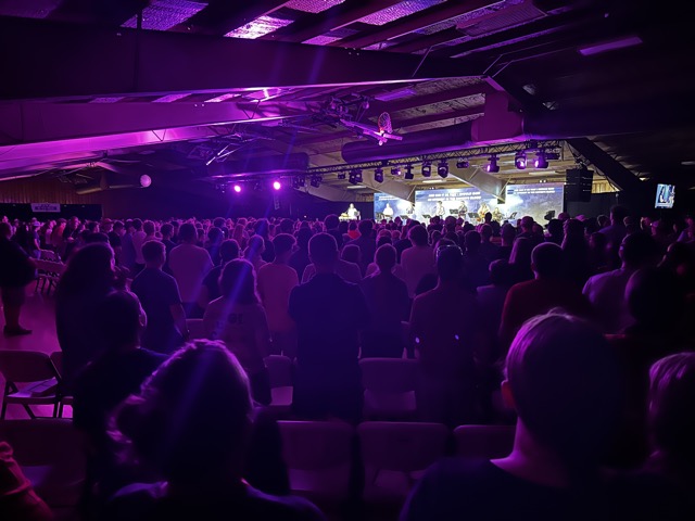 Monday night opening meeting at FLY 2025